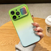 Aurora Gradient Cute Laser Matte Phone Case for iPhone 14, 13, 12, 11 Pro Max, 14 Plus, and 14 Pro - Touchy Style