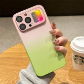 Aurora Gradient Cute Laser Matte Phone Case for iPhone 14, 13, 12, 11 Pro Max, 14 Plus, and 14 Pro - Touchy Style