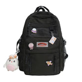 B2489 Cool Backpack - Waterproof College Pure Bookbag - Touchy Style