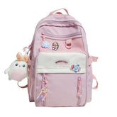 B2489 Cool Backpack - Waterproof College Pure Bookbag - Touchy Style