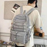 B3056 Cool Backpack - Fashion Large Capacity Nylon Travel Bag - Touchy Style