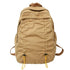 B3087 Cool Backpack - Solid Canvas School Bags - Drawstring Design - Touchy Style