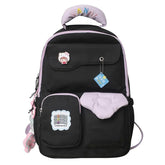 B3107 Cool Backpack - Schoolbag For Teenage Girl - Large Capacity Laptop Bag - Touchy Style