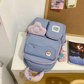 B3107 Cool Backpack - Schoolbag For Teenage Girl - Large Capacity Laptop Bag - Touchy Style