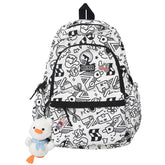 BCB208 Cool Backpack - Fashion Cartoon Print Laptop Bag - Touchy Style