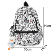 BCB208 Cool Backpack - Fashion Cartoon Print Laptop Bag - Touchy Style