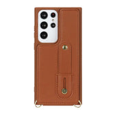 BCPC319 Leather Cute Phone Case for Galaxy S22 Ultra, S22 Plus, A54, 14, 34, 04, 13, 53, 52S, and M13 04S - Crossbody Card Slot - Touchy Style