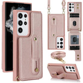 BCPC319 Leather Cute Phone Case for Galaxy S22 Ultra, S22 Plus, A54, 14, 34, 04, 13, 53, 52S, and M13 04S - Crossbody Card Slot - Touchy Style