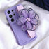 BCPC338 Cute Phone Case for Galaxy S23 FE, S22 Ultra, S21, S20 FE, A54 14, A24 34, A23 33, A53 73, A32, A52S, A50, A51, and A71 - Flower Hand Band Phone Holder - Touchy Style