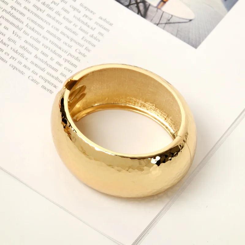 Big Bracelets Charm Jewelry - Fashion Cuffm Wide Simple Bangles - B0455 - Touchy Style