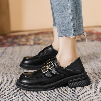 Black Loafers: CS535-2 Women&