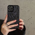 Black Plating Wrinkle Fold Cute Phone Cases For iPhone 14 Pro Max 13 11 12 Mini XS XR X - Touchy Style