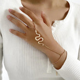 Bracelets and Finger Rings Charm Jewelry - Simple Chain - Gold Plated - TSJ3 - Touchy Style