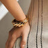 Bracelets Charm Jewelry - Golden Color - Twist Shape - TSJ9 Design - Touchy Style