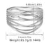 Bracelets Charm Jewelry - Hollow Wide Bangle - Irregular Metal - B0527 - Touchy Style