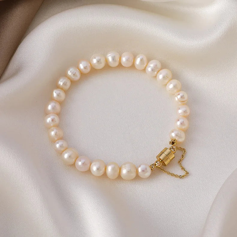 Bracelets Charm Jewelry - Magnet Freshwater Pearl 