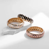 Bracelets Charm Jewelry - Vertical Stripe Drip Bangles - TSJ6 Design - Touchy Style