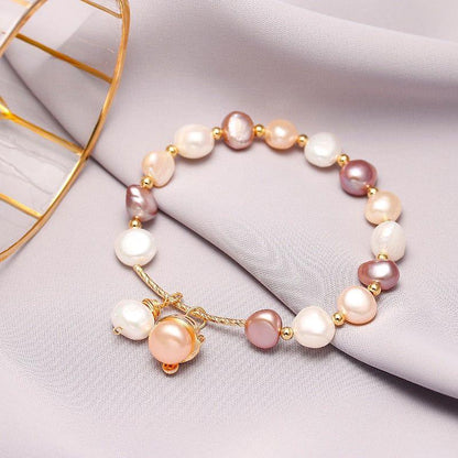 Bracelets Charm Jewelry XYS0349 Lucky Cat Baroque Natural Pearls - Touchy Style