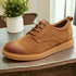 Breathable Business Oxfords Leather Brown Men&