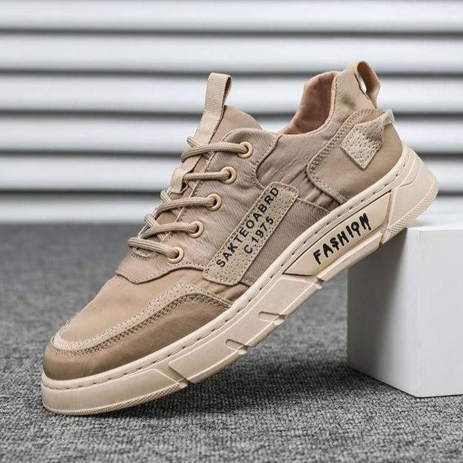 Breathable Canvas Sneakers - Men&