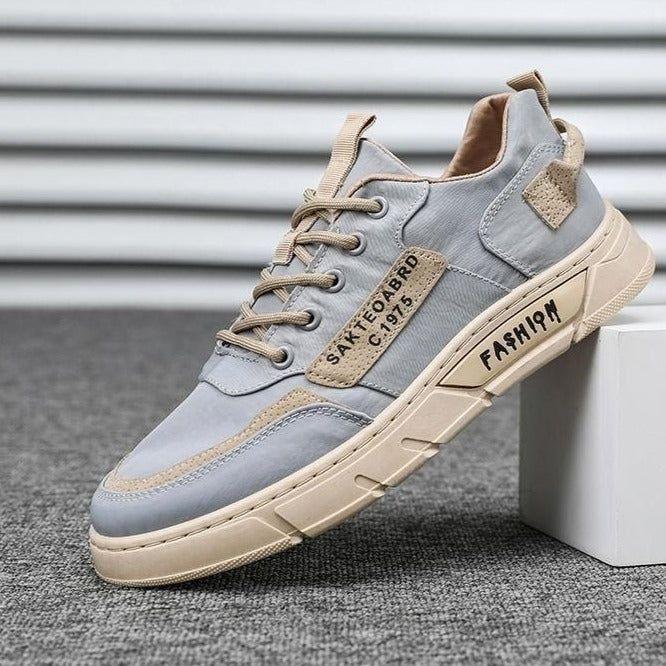 Breathable Canvas Sneakers - Men&