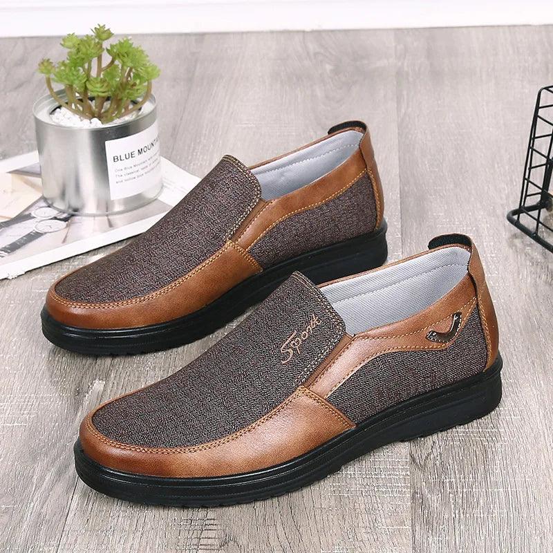 Breathable Fashion Soft Loafers Canvas Men&