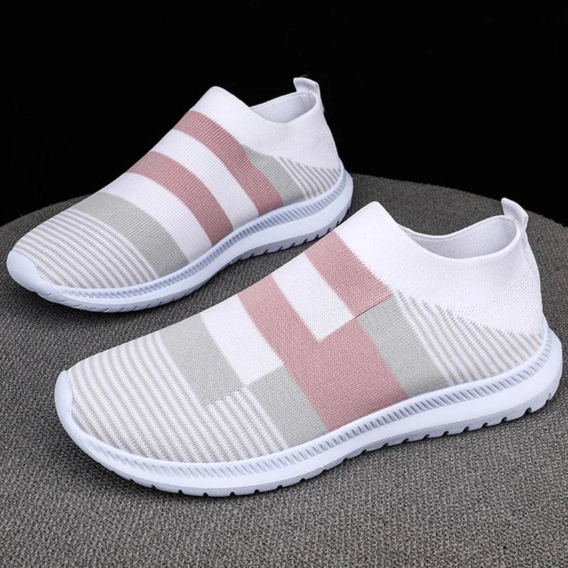 Breathable Flats Sneakers Women&