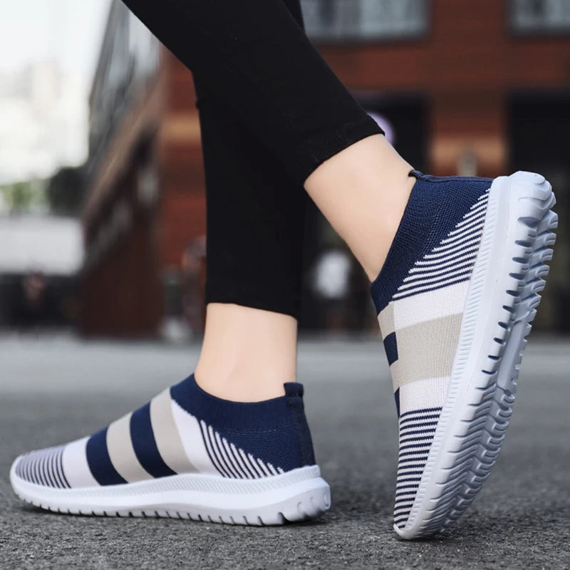 Breathable Flats Sneakers Women&