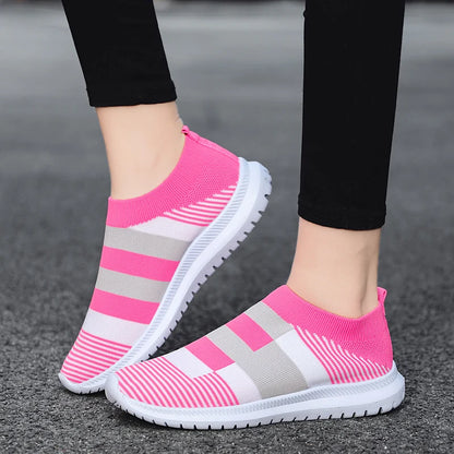 Breathable Flats Sneakers Women&