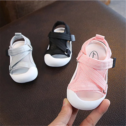 Breathable Soft Kid Anti-collision Infant Toddler Casual Shoes 