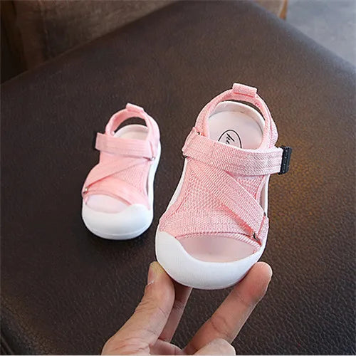 Breathable Soft Kid Anti-collision Infant Toddler Casual Shoes 