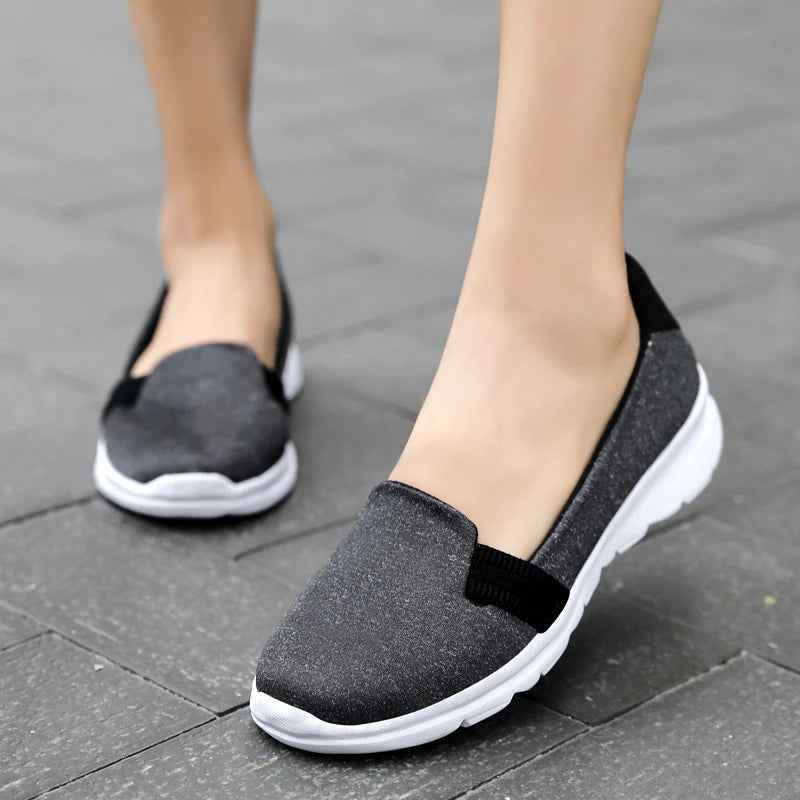 Womens casual 2024 flat shoes