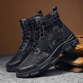 Camouflage High Top Canvas Boots - KA4850 Men&