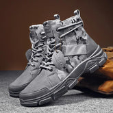 Camouflage High Top Canvas Boots - KA4850 Men&