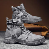 Camouflage High Top Canvas Boots - KA4850 Men&