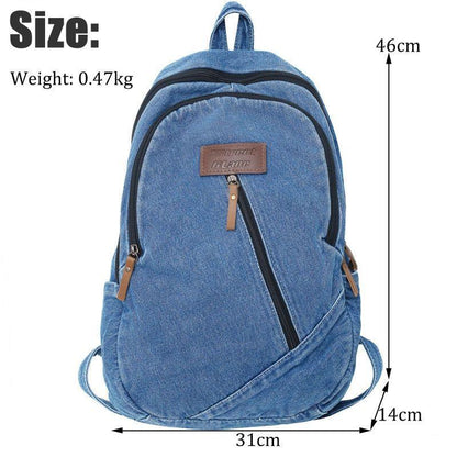 Canvas Travel Book Bag - Laptop Cool Backpack QB353 - Touchy Style