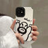 Cartoon Couple Cute Funny Phone Case for iPhone 1, 11, 12, 13, 14 Pro Max, Mini, XR, XS, 6, 7, 8 Plus, SE 2, 3 - Cover - Touchy Style