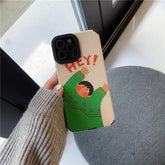 Cartoon Couple Cute Funny Phone Case for iPhone 1, 11, 12, 13, 14 Pro Max, Mini, XR, XS, 6, 7, 8 Plus, SE 2, 3 - Cover - Touchy Style