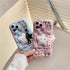 CCPC234 Cute Phone Case for iPhone 11, 14, 13, 12 Pro, 11 Pro Max, XR, X, XS, 7, 8 Plus, SE - With 3D Glitter Star Pendant - Touchy Style