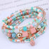 Charm Jewelry Set Beaded Charm Bracelets Set For Women Simple Coins Multilayer Bracelet Bohemian Jewelry 2021 - Touchy Style .