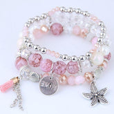 Charm Jewelry Set Beaded Charm Bracelets Set For Women Simple Coins Multilayer Bracelet Bohemian Jewelry 2021 - Touchy Style