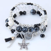 Charm Jewelry Set Beaded Charm Bracelets Set For Women Simple Coins Multilayer Bracelet Bohemian Jewelry 2021 - Touchy Style .