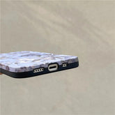 Charming Gray Flowers Oil Painting Cute Phone Cases For iPhone 12 Pro Max 13 11 14 And 14 Pro - Touchy Style