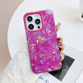 Charming Heart Bling Shell Phone Case - Cute Cover for iPhone 14, 13, 12, 11 Pro Max, X, XR, XS Max - Touchy Style .