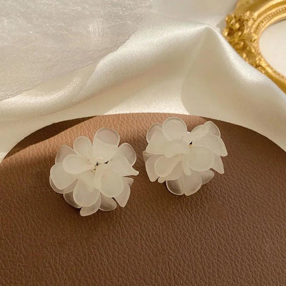 Charming Korean Earrings with White Pearls for Women - Charm Jewelry R1240 - Touchy Style