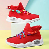 Children Boys Girls Casual Shoes CCSZX40 Kids High Top Socks Sneakers - Touchy Style .