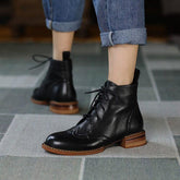 Chunky Ankle Boots QM1221 - Women&