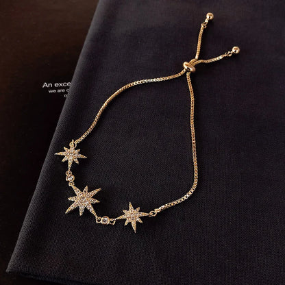 Classic Star Adjustable Bracelet Charm Jewelry BCJY03 Korean Fashion - Touchy Style