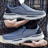 Classic Trendy Men Casual Shoes Canvas Breathable Men&