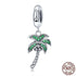 Coconut Tree Pendant Charm Jewelry Without Chain - SCC697 - Touchy Style